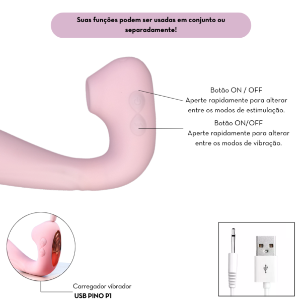Vibrador e sugador Delight - Image 4