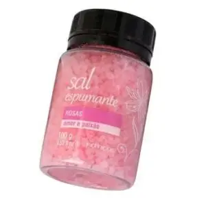 Sal de banho espumante rosas