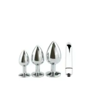 Kit 3 plugs e 1 cápsula vibratória