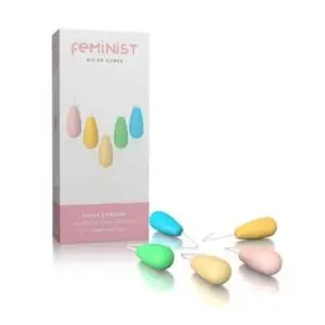 Kit 5 cones vaginais Feminist